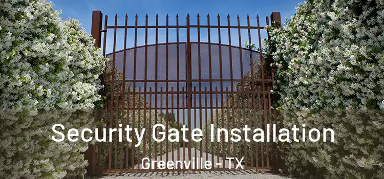 Security Gate Installation Greenville - TX